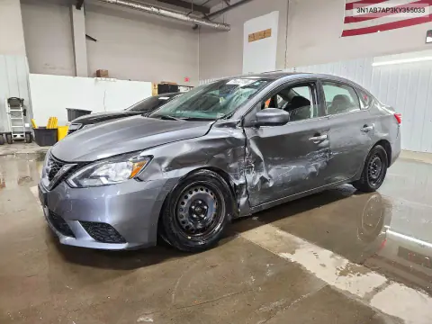 2019 Nissan Sentra S VIN 3N1AB7AP3KY355033 фото 1