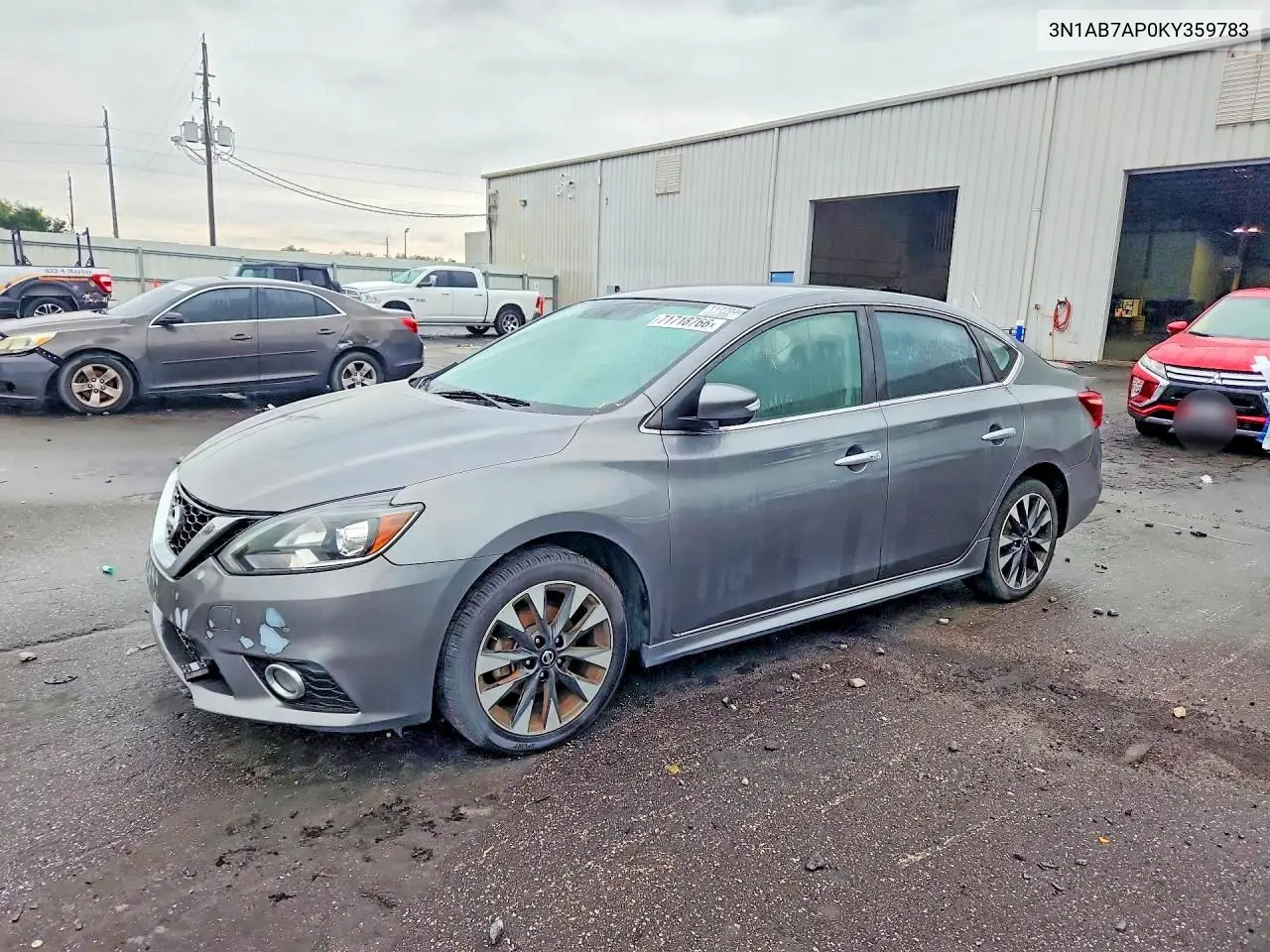 2019 Nissan Sentra Sr VIN 3N1AB7AP0KY359783 фото 1