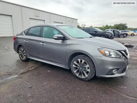 2019 Nissan Sentra Sr VIN 3N1AB7AP0KY359783 фото 4