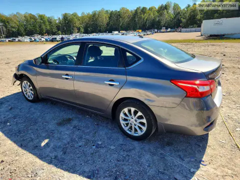 2019 Nissan Sentra Sv VIN 3N1AB7AP6KY377544 фото 2