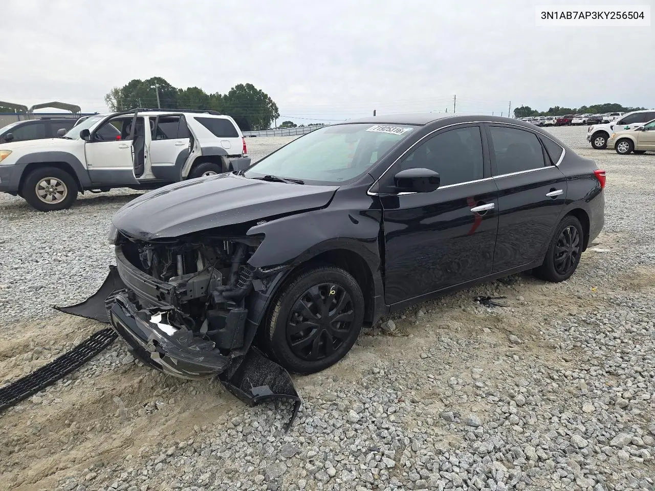 2019 Nissan Sentra S VIN 3N1AB7AP3KY256504 фото 1