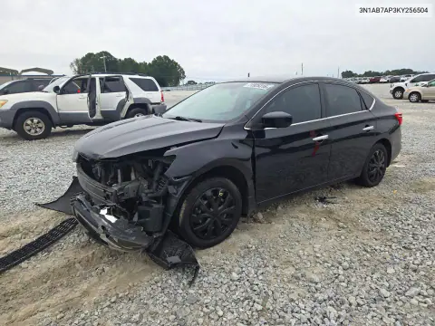2019 Nissan Sentra S VIN 3N1AB7AP3KY256504 фото 1
