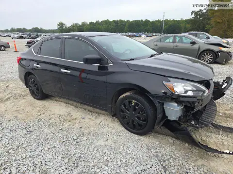 2019 Nissan Sentra S VIN 3N1AB7AP3KY256504 фото 4