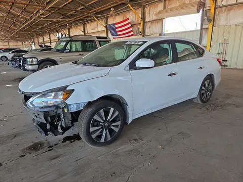 3N1AB7AP7KY370442 — 2019 Nissan Sentra, Передняя часть (Front End), фото до ремонта