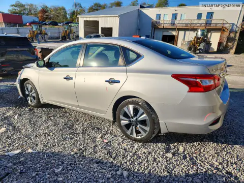 2019 Nissan Sentra Sv VIN 3N1AB7AP2KY430188 фото 2