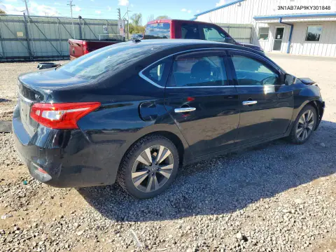 2019 Nissan Sentra Sv VIN 3N1AB7AP9KY301848 фото 3