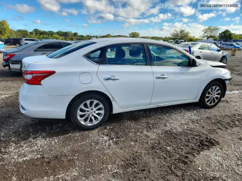 2019 Nissan Sentra Sv VIN 3N1AB7AP8KY318530 фото 3