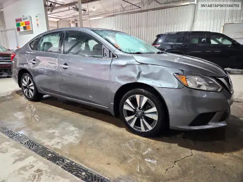 2019 Nissan Sentra Sv VIN 3N1AB7AP5KY344793 фото 4