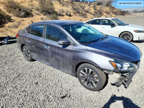 2019 Nissan Sentra Sr VIN 3N1AB7APXKY248836 фото 4