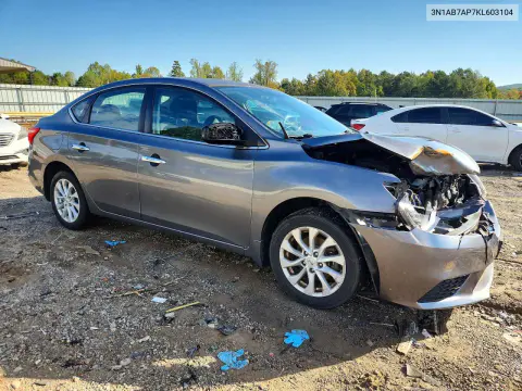2019 Nissan Sentra Sv VIN 3N1AB7AP7KL603104 фото 4