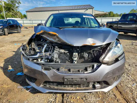 2019 Nissan Sentra Sv VIN 3N1AB7AP7KL603104 фото 5