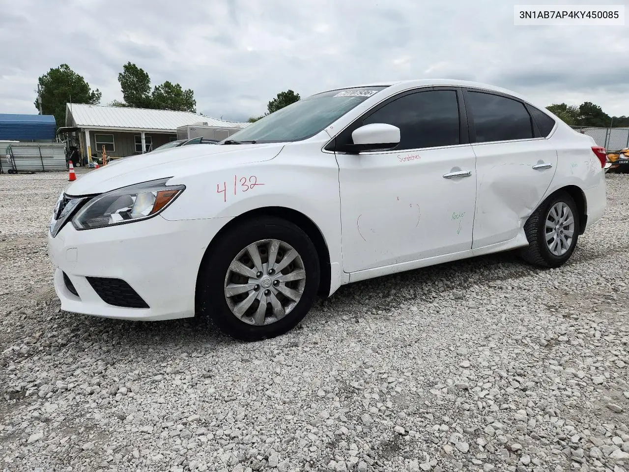 2019 Nissan Sentra S VIN 3N1AB7AP4KY450085 фото 1