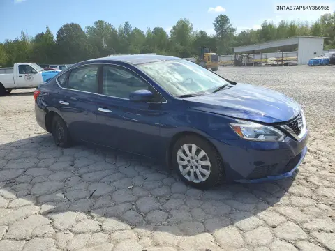 2019 Nissan Sentra S VIN 3N1AB7AP5KY366955 фото 4