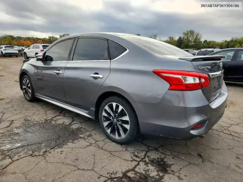 2019 Nissan Sentra Sr VIN 3N1AB7AP3KY306186 фото 2