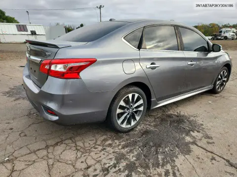 2019 Nissan Sentra Sr VIN 3N1AB7AP3KY306186 фото 3