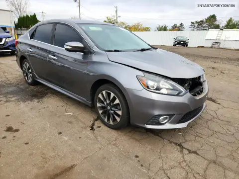 2019 Nissan Sentra Sr VIN 3N1AB7AP3KY306186 фото 4