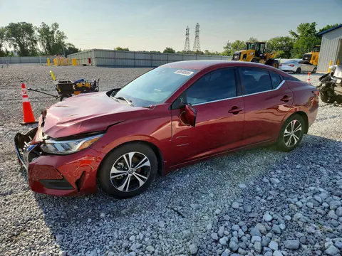 3N1AB8CVXLY227682 — 2020 Nissan Sentra, Передняя часть (Front End), фото до ремонта