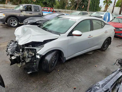3N1AB8BV8LY220375 — 2020 Nissan Sentra, Передняя часть (Front End), фото до ремонта