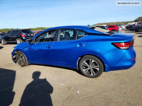 2020 Nissan Sentra Sv VIN 3N1AB8CV8LY210010 фото 2