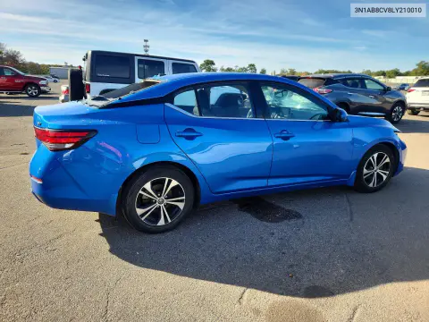 2020 Nissan Sentra Sv VIN 3N1AB8CV8LY210010 фото 3