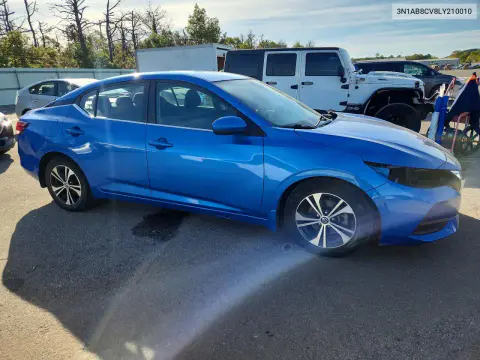 2020 Nissan Sentra Sv VIN 3N1AB8CV8LY210010 фото 4