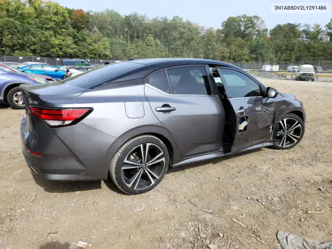 2020 Nissan Sentra Sr VIN 3N1AB8DV2LY291486 фото 3