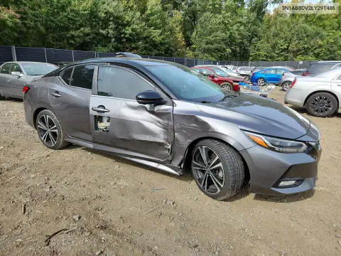 2020 Nissan Sentra Sr VIN 3N1AB8DV2LY291486 фото 4