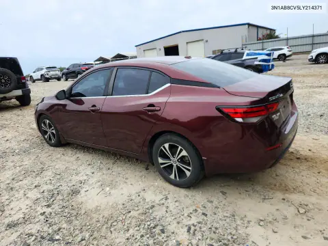 2020 Nissan Sentra Sv VIN 3N1AB8CV5LY214371 фото 2