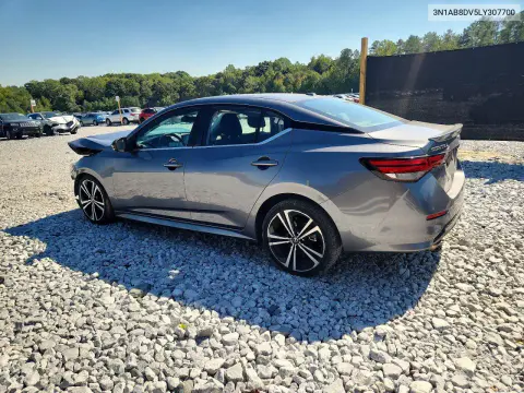 2020 Nissan Sentra Sr VIN 3N1AB8DV5LY307700 фото 2