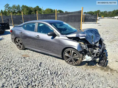 2020 Nissan Sentra Sr VIN 3N1AB8DV5LY307700 фото 4