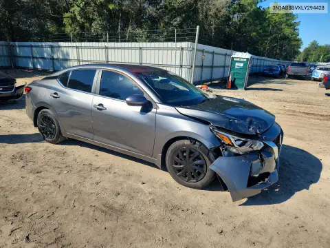 2020 Nissan Sentra VIN 3N1AB8BVXLY294428 фото 4