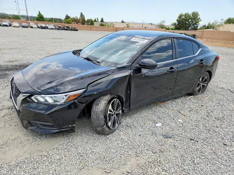 3N1AB8CV0MY210200 — 2021 Nissan Sentra, Передняя часть (Front End), фото до ремонта
