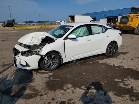 3N1AB8CVXMY329601 — 2021 Nissan Sentra, Передняя часть (Front End), фото до ремонта