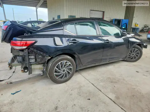 2021 Nissan Sentra S VIN 3N1AB8BV0MY290213 фото 3