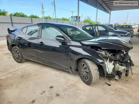 2021 Nissan Sentra S VIN 3N1AB8BV0MY290213 фото 4