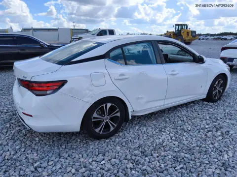 2021 Nissan Sentra Sv VIN 3N1AB8CV4MY292609 фото 3