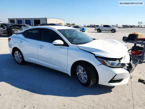 2021 Nissan Sentra S VIN 3N1AB8BV9MY267349 фото 4