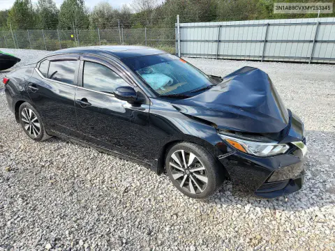 2021 Nissan Sentra Sv VIN 3N1AB8CVXMY253345 фото 4