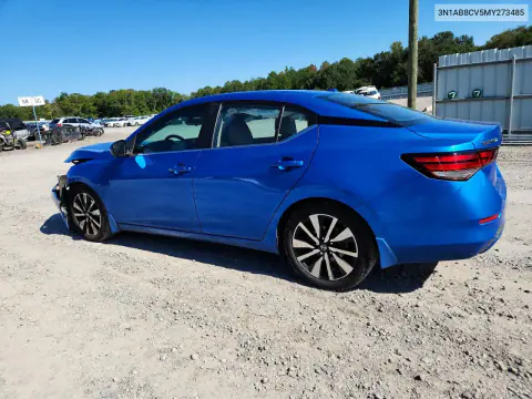 2021 Nissan Sentra Sv VIN 3N1AB8CV5MY273485 фото 2