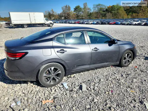 2021 Nissan Sentra Sv VIN 3N1AB8CV3MY255406 фото 3