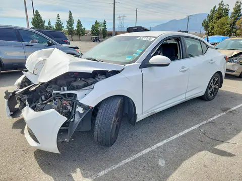 3N1AB8CV3NY249123 — 2022 Nissan Sentra, Передняя часть (Front End), фото до ремонта
