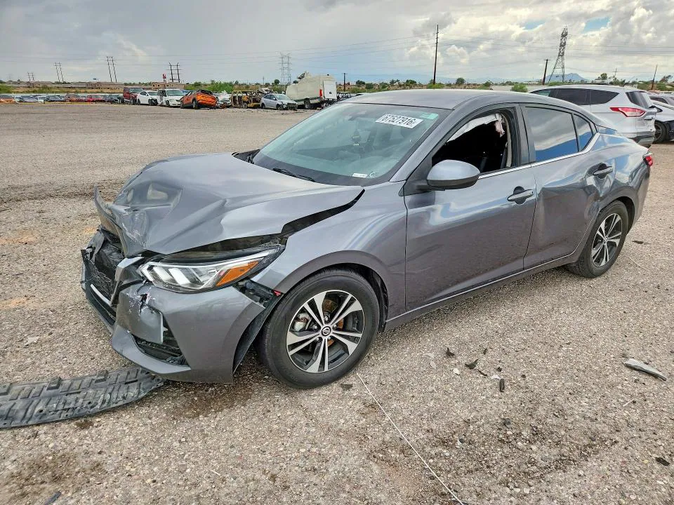 2022 Nissan Sentra VIN 3N1AB8CV9NY251846 фото 1