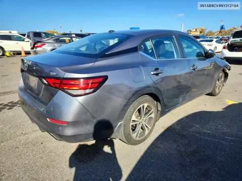 2022 Nissan Sentra Sv VIN 3N1AB8CV4NY312164 фото 3