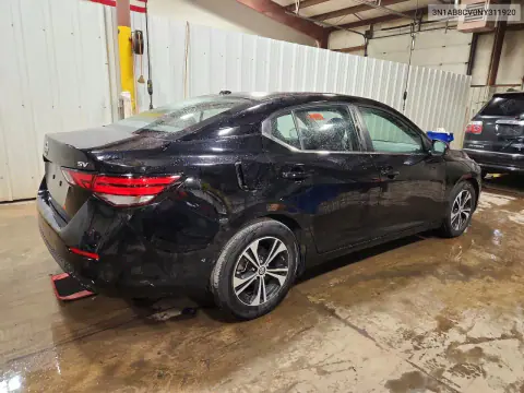2022 Nissan Sentra Sv VIN 3N1AB8CV0NY311920 фото 3