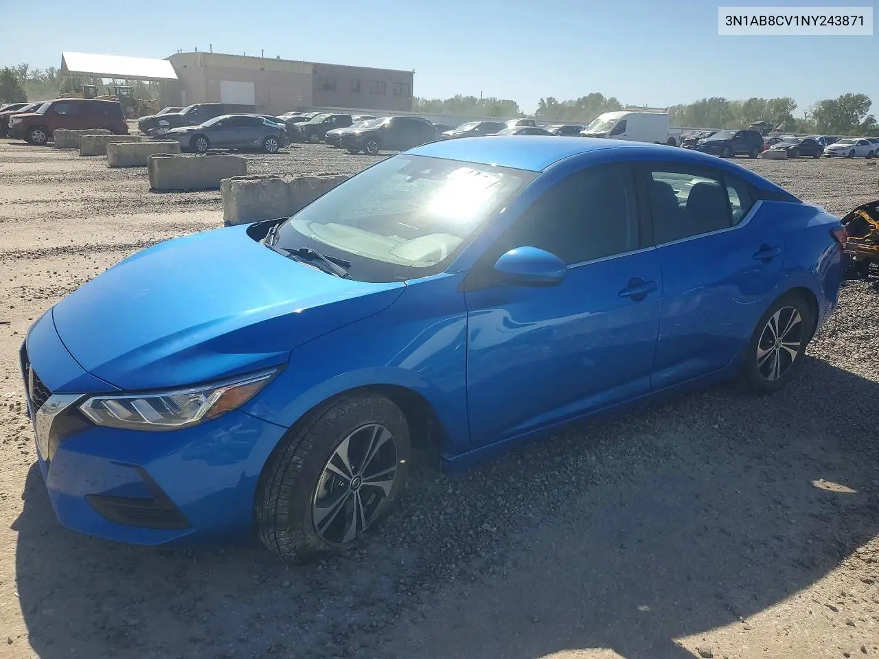 2022 Nissan Sentra Sv VIN 3N1AB8CV1NY243871 фото 1