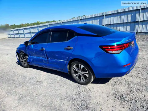 2022 Nissan Sentra Sv VIN 3N1AB8CV3NY314066 фото 2