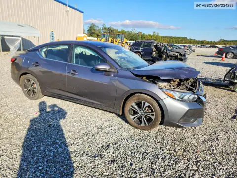 2022 Nissan Sentra Sv VIN 3N1AB8CVXNY224283 фото 4