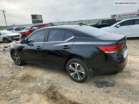 2022 Nissan Sentra Sv VIN 3N1AB8CV5NY292362 фото 2