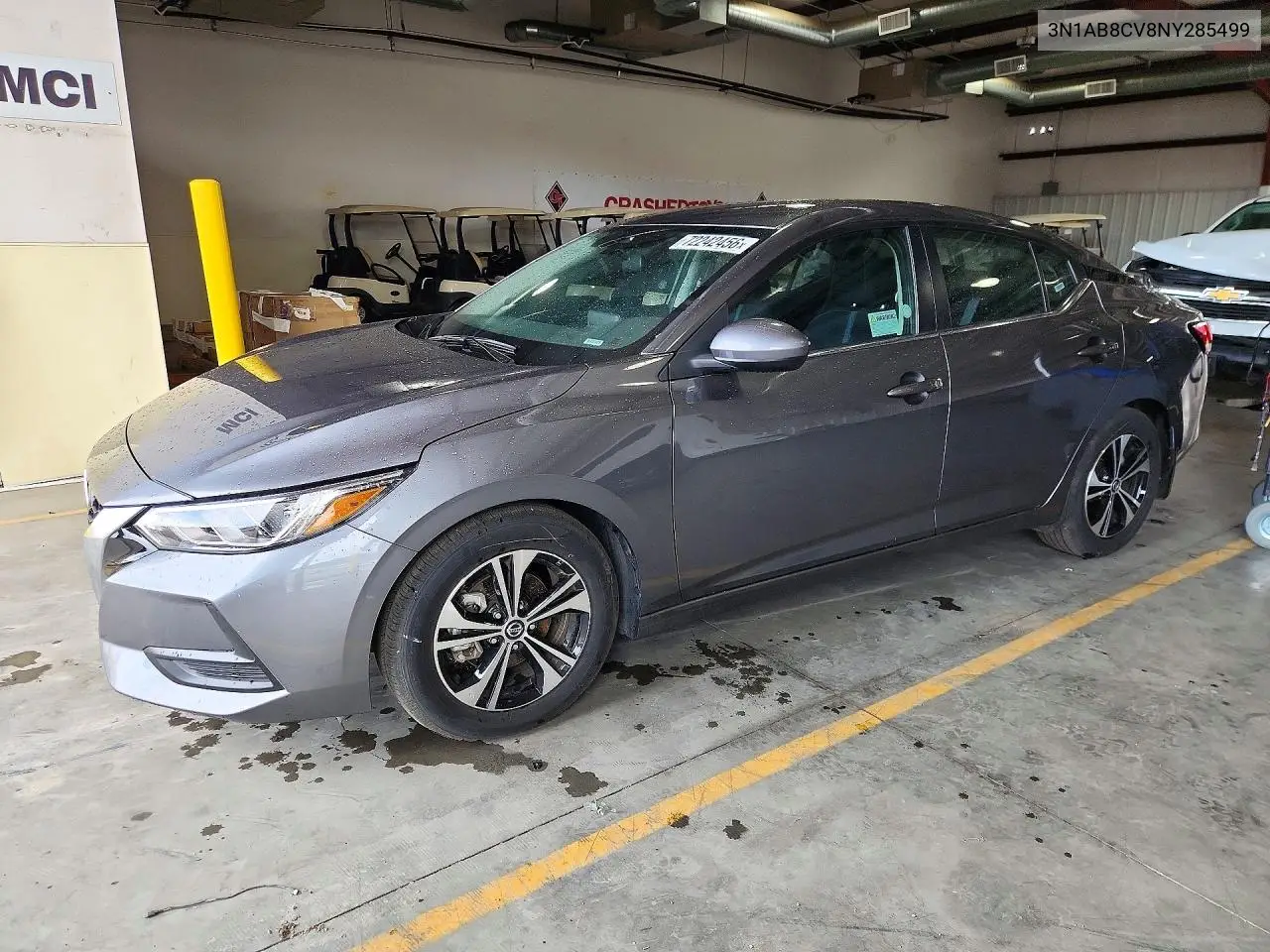 2022 Nissan Sentra Sv VIN 3N1AB8CV8NY285499 фото 1