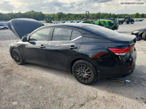3N1AB8BV3NY240259 — 2022 Nissan Sentra, фото 2 с аукциона Copart, Повреждения снизу